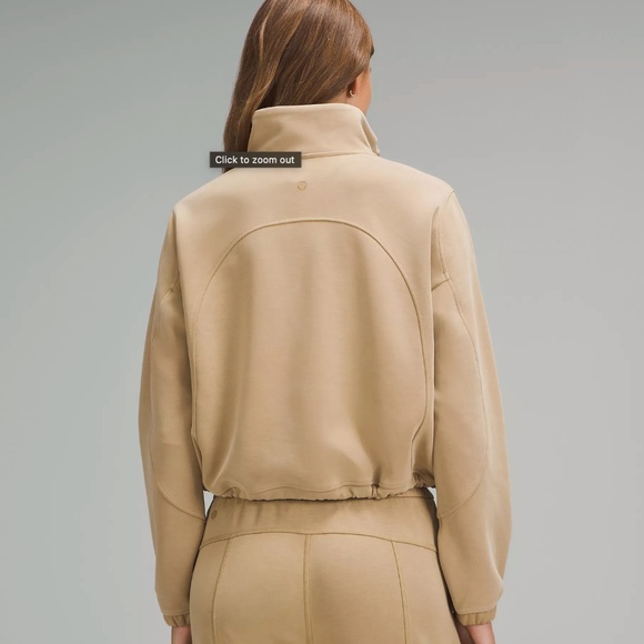 Lululemon Brushed Softstreme Half Zip in Filbert Tan (Size 2) - Picture 2 of 11